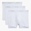 Unterwasche 2(X)IST | Essential Baumwoll-Boxershorts Im 3Er-Pack Weiss