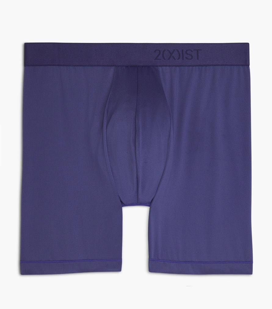 Unterwasche 2(X)IST | Speed Dri Mesh No Show 6" Boxershorts Mittagsblau