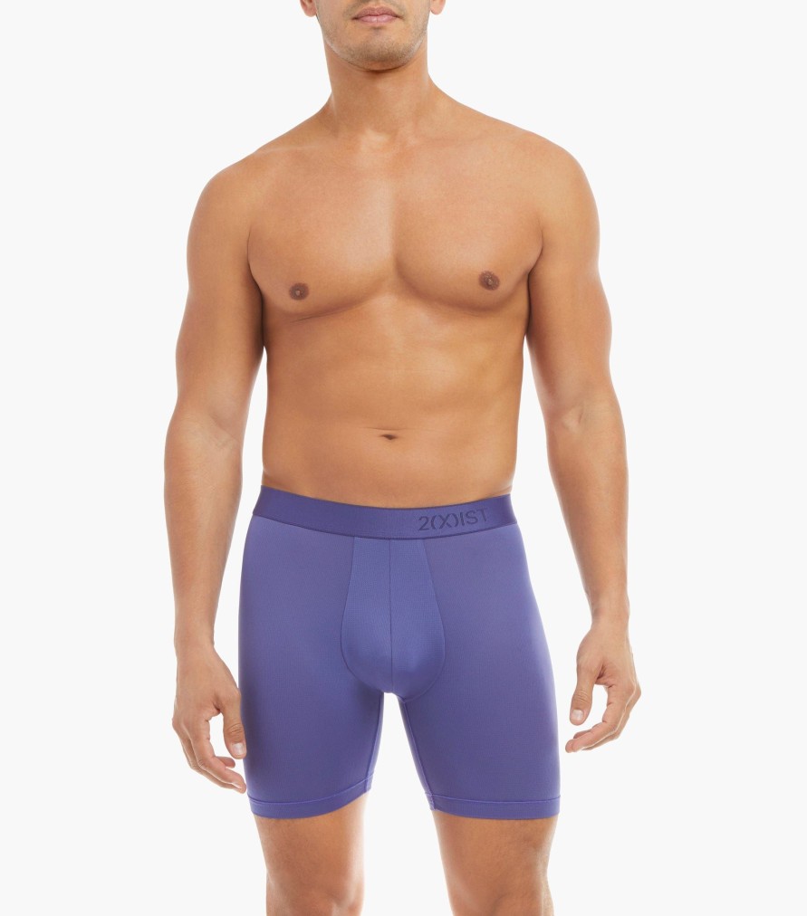 Unterwasche 2(X)IST | Speed Dri Mesh No Show 6" Boxershorts Mittagsblau