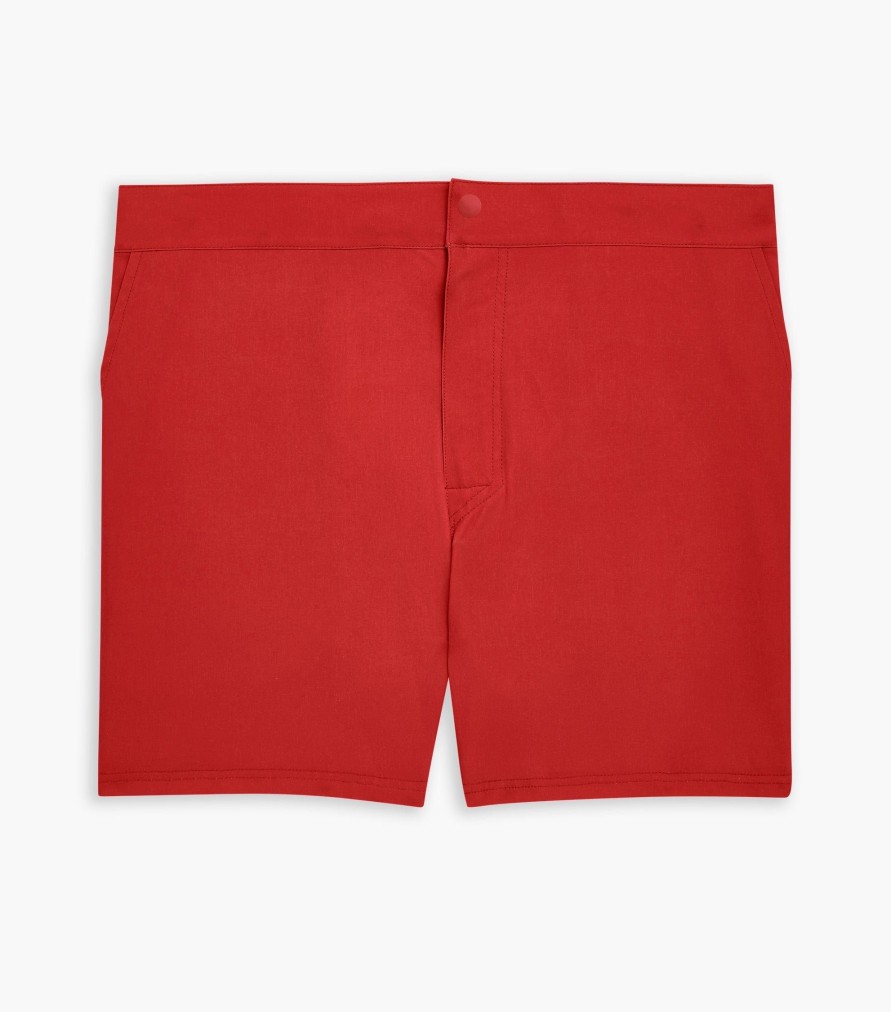 Schwimmen 2(X)IST | Ibiza-Badeshorts Salsa Rot