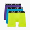 Unterwasche 2(X)IST | (X) Sport | 6" Boxershorts Im 3Er-Pack Sicherheitsgelb/Atomic Blau/Elektrischer Lila