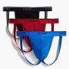 Unterwasche 2(X)IST | Baumwoll-Stretch-Jockstraps Im 3Er-Pack Scotts Rot/Skydiver/Schwarz