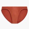 Unterwasche 2(X)IST | Modal Gerippter Huft-Bikini-Slip Gebrannter Ton