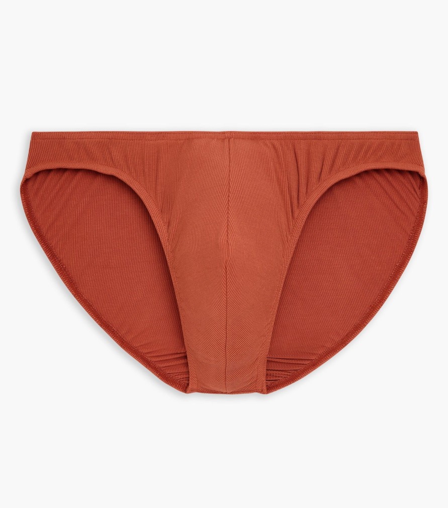 Unterwasche 2(X)IST | Modal Gerippter Huft-Bikini-Slip Gebrannter Ton