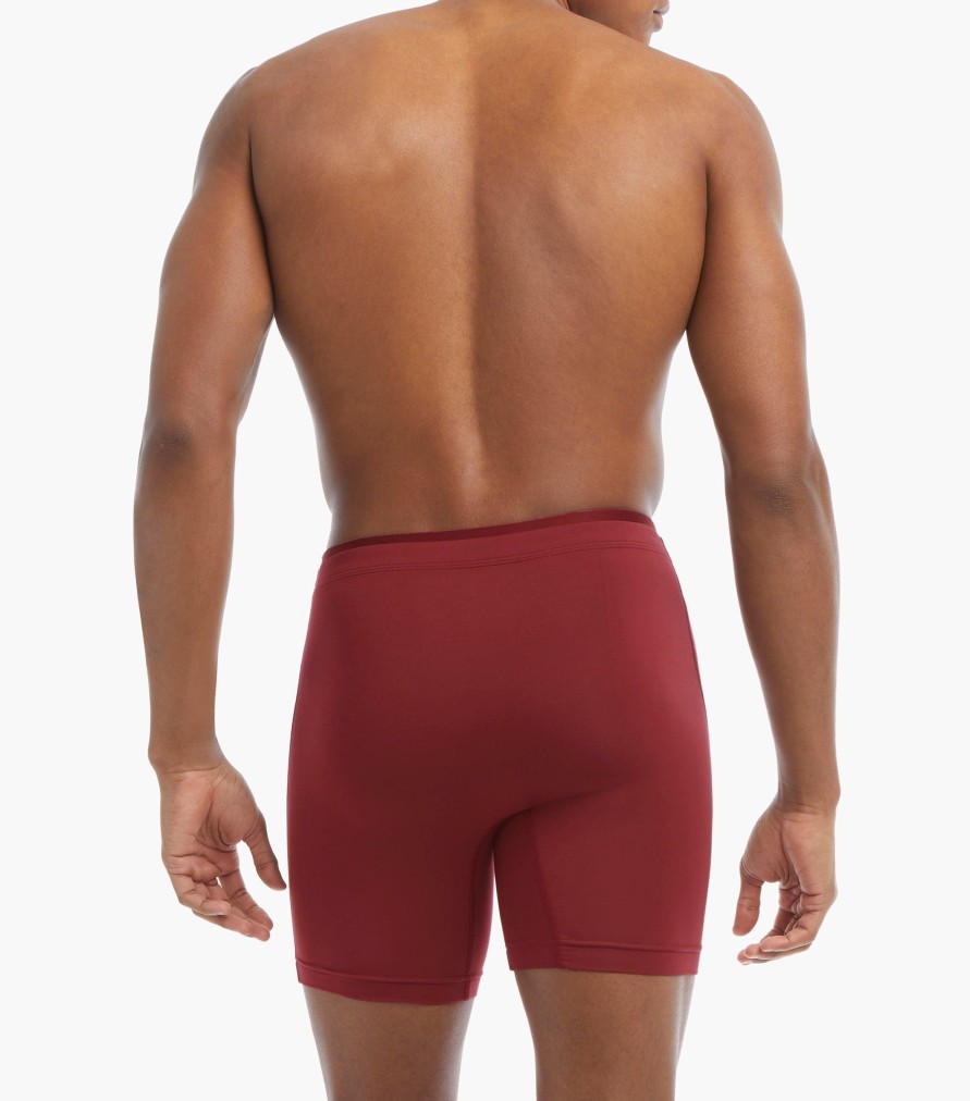 Unterwasche 2(X)IST | Modaler 6-Zoll-Boxershorts Cordovan