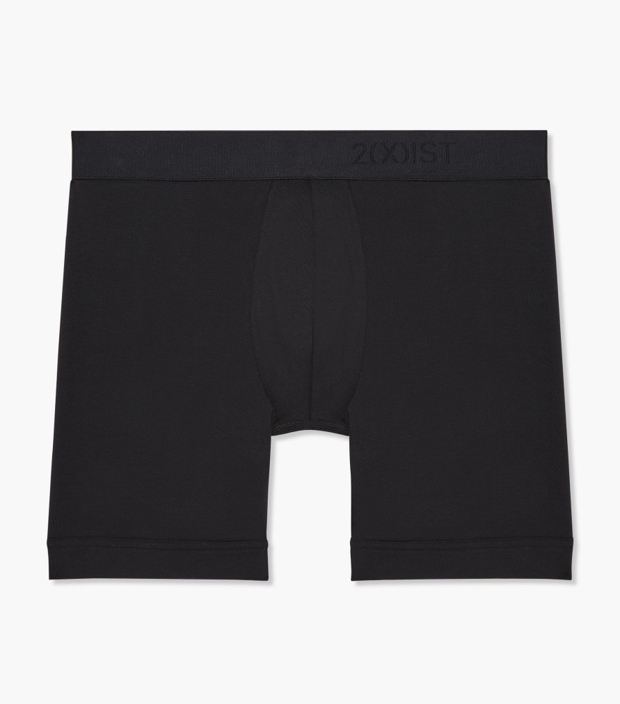 Unterwasche 2(X)IST | Traum | 6" Boxershorts (V.1) Schwarz