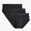 Unterwasche 2(X)IST | Konturbeutel-Slip Aus Pima-Baumwolle | 3 Pack Schwarz