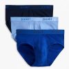 Unterwasche 2(X)IST | Essential Cotton Contour Pouch Slip Im 3Er-Pack Marine/Kobalt/Porzellan