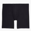 Unterwasche 2(X)IST | Modal Rib 6" Boxershorts Schwarze Schonheit