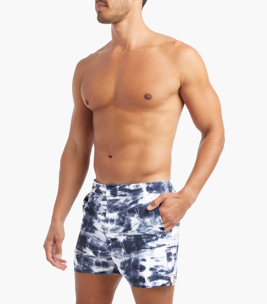 Schwimmen 2(X)IST | Ibiza-Badeshorts Shibori Batikfarbung