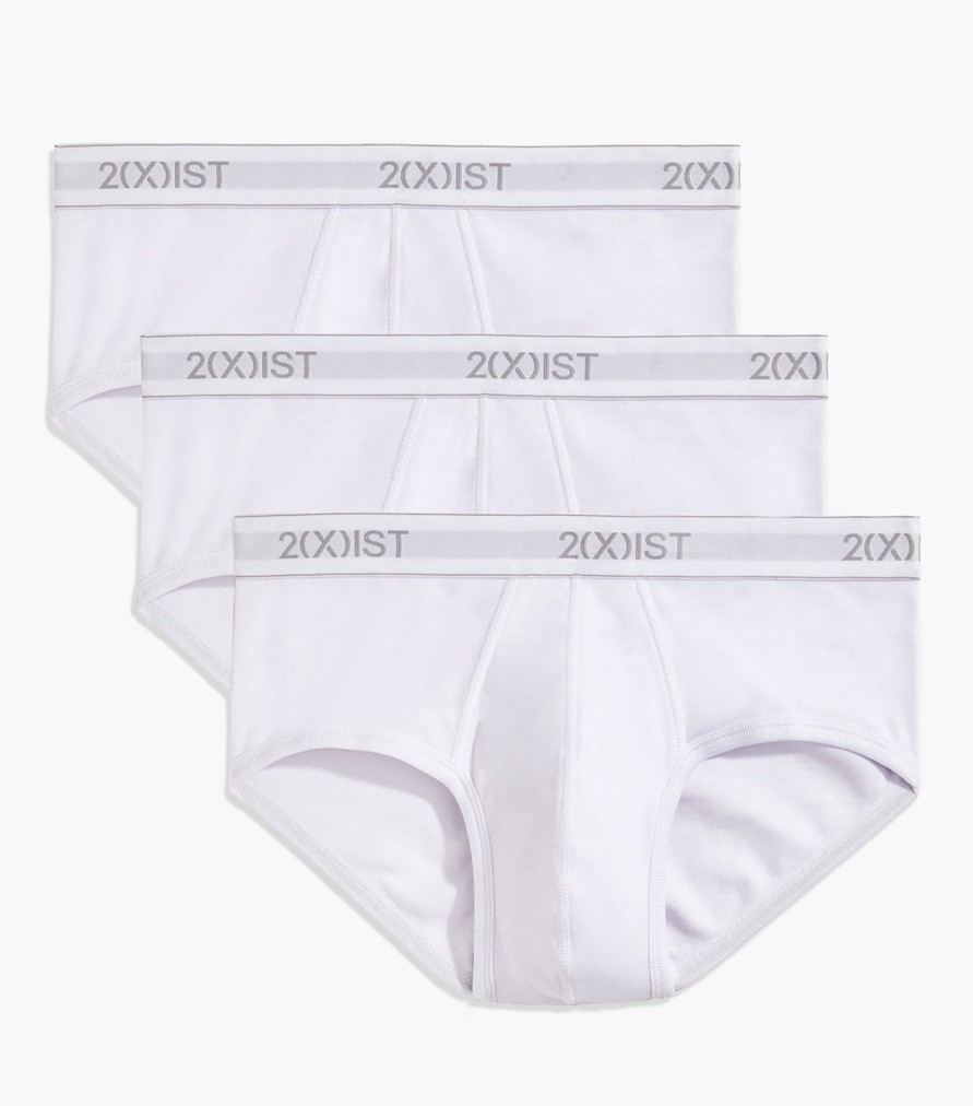 Unterwasche 2(X)IST | Essential Cotton Contour Pouch Slip Im 3Er-Pack Weiss