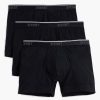 Unterwasche 2(X)IST | Baumwoll-Stretch-Boxershorts Im 3Er-Pack Schwarz