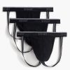 Unterwasche 2(X)IST | Baumwoll-Stretch-Jockstraps Im 3Er-Pack Schwarz