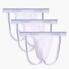 Unterwasche 2(X)IST | Baumwoll-Stretch-Jockstraps Im 3Er-Pack Weiss