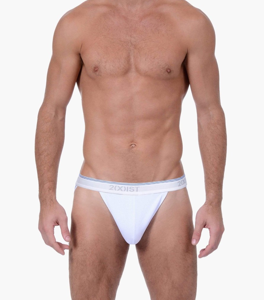 Unterwasche 2(X)IST | Baumwoll-Stretch-Jockstraps Im 3Er-Pack Weiss