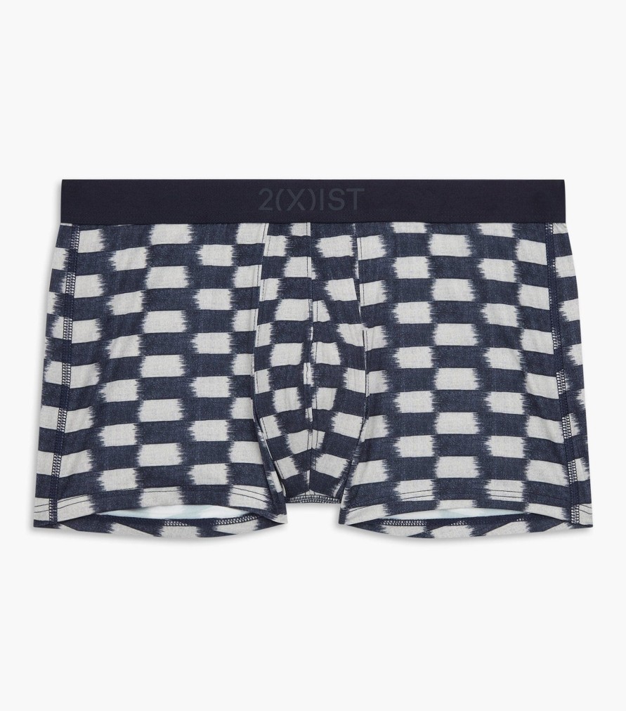 Unterwasche 2(X)IST | Sliq Trunk Indigo-Jacquard