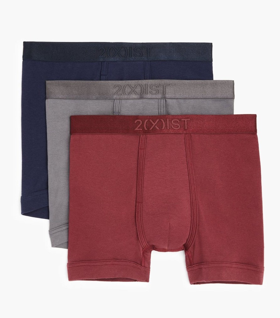 Unterwasche 2(X)IST | Boxershorts Aus Pima-Baumwolle | 3 Pack Navyblazer/Tyawnyport/Jet