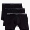 Unterwasche 2(X)IST | Baumwollstretch 6" Boxershorts Im 3Er-Pack Schwarz