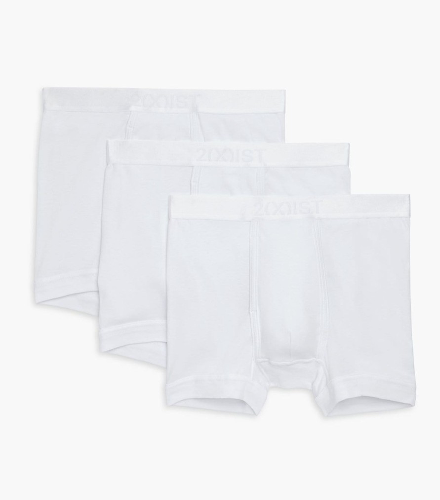 Unterwasche 2(X)IST | Boxershorts Aus Pima-Baumwolle | 3 Pack Weiss