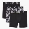 Unterwasche 2(X)IST | (X) Sport | 6" Boxershorts Im 3Er-Pack 2 Schwarz/Crosshatchcamo Schwarz