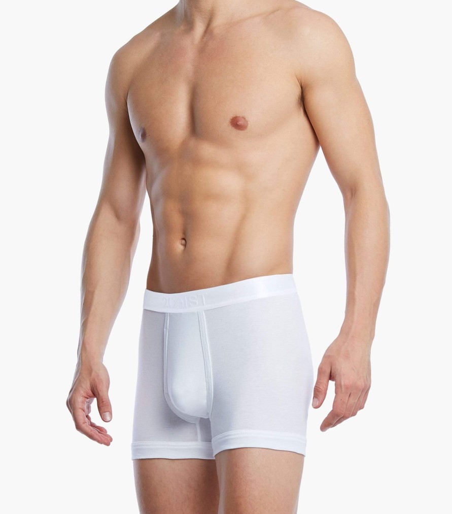 Unterwasche 2(X)IST | Boxershorts Aus Pima-Baumwolle Weiss