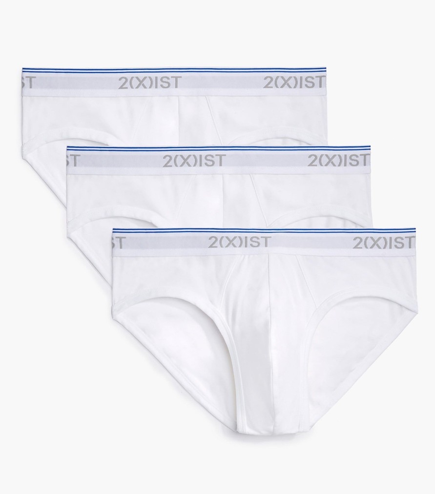 Unterwasche 2(X)IST | No-Show-Slips Aus Baumwollstretch Im 3Er-Pack Weiss