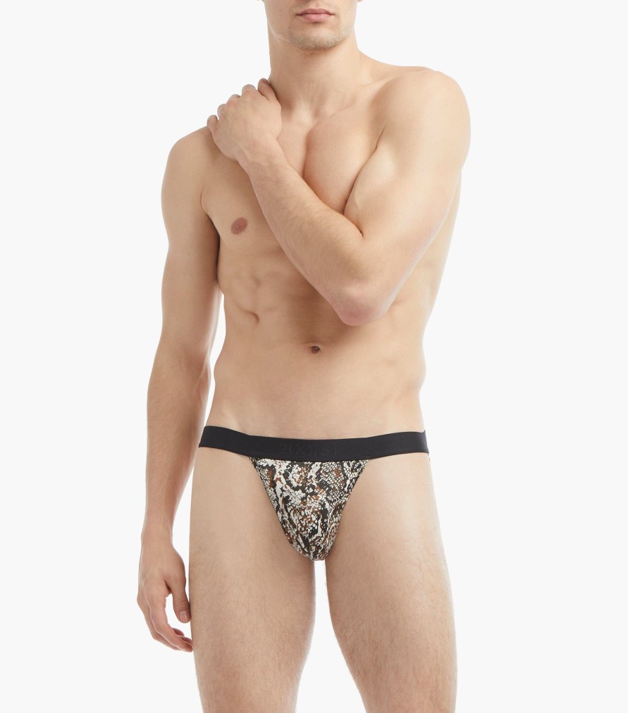 Unterwasche 2(X)IST | Sliq Jock Strap Natralischer Leopard