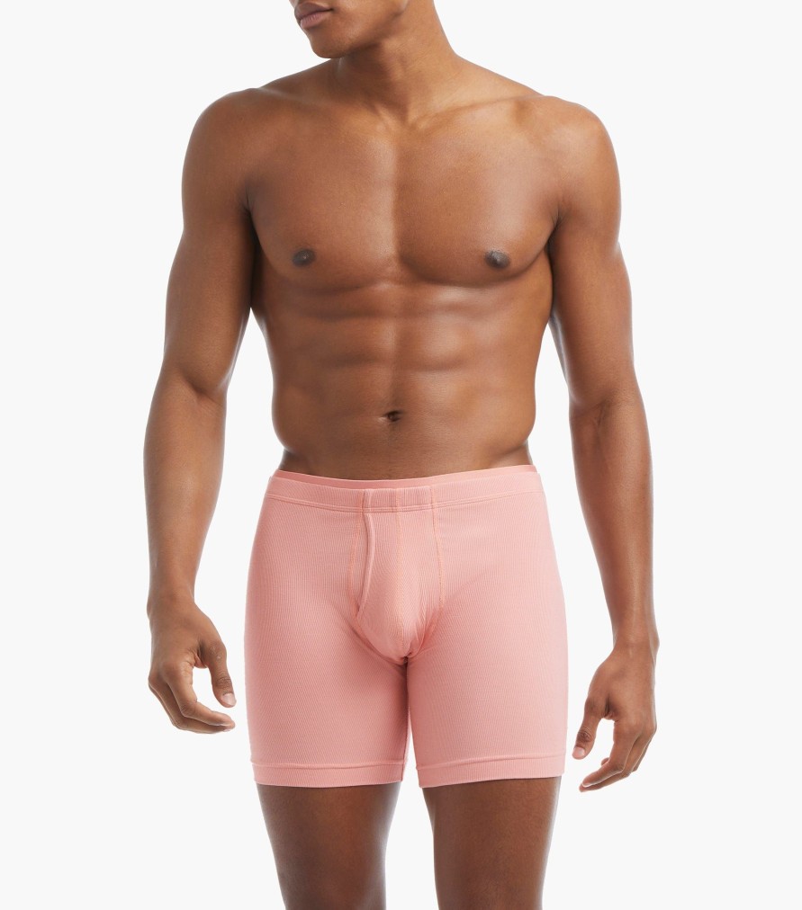 Unterwasche 2(X)IST | Modal Rib 6" Boxershorts Gedruckte Rose